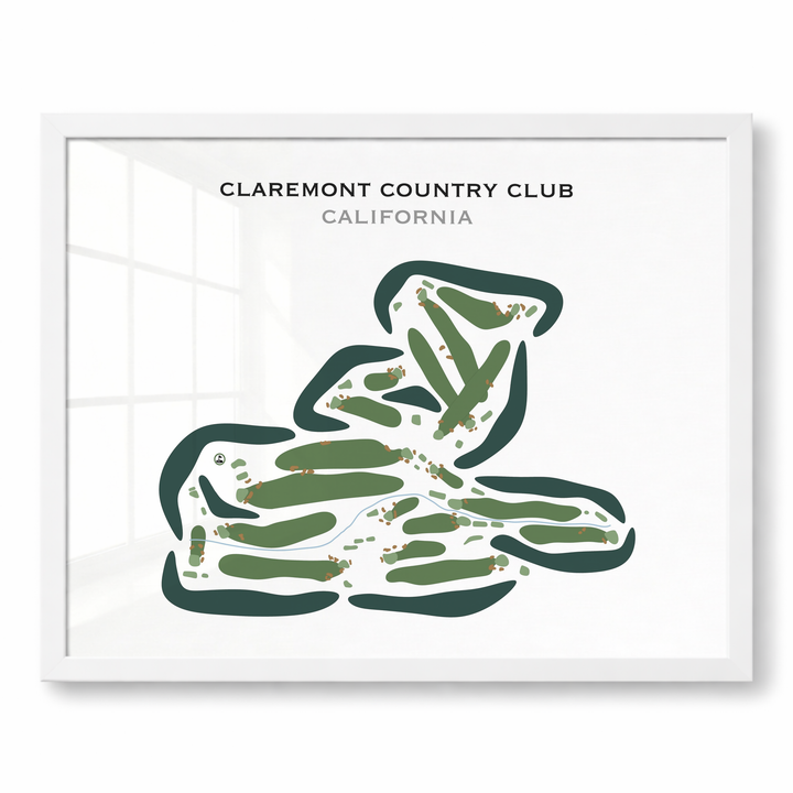 Claremont Country Club, California - Printed Golf Courses