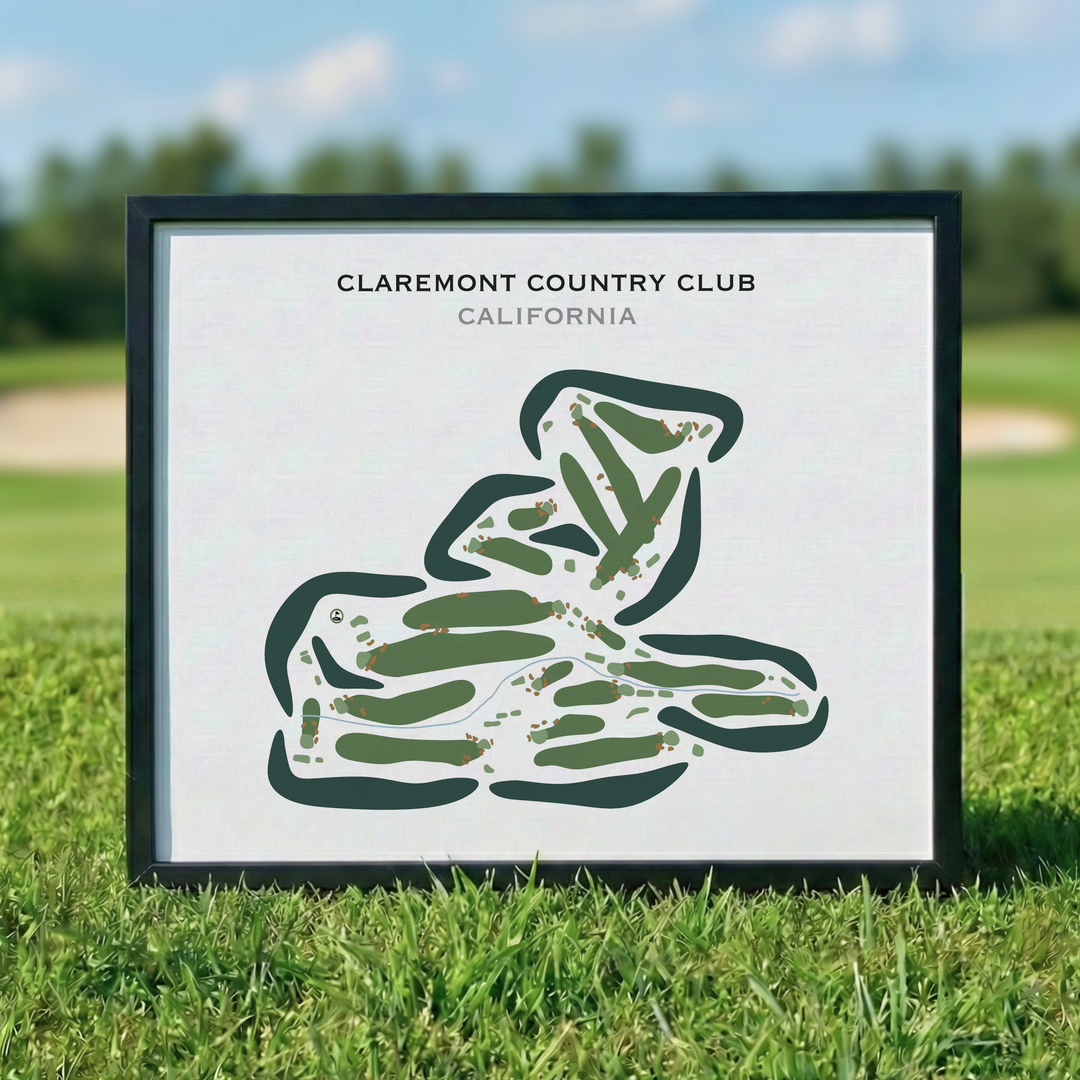 Claremont Country Club, California - Printed Golf Courses
