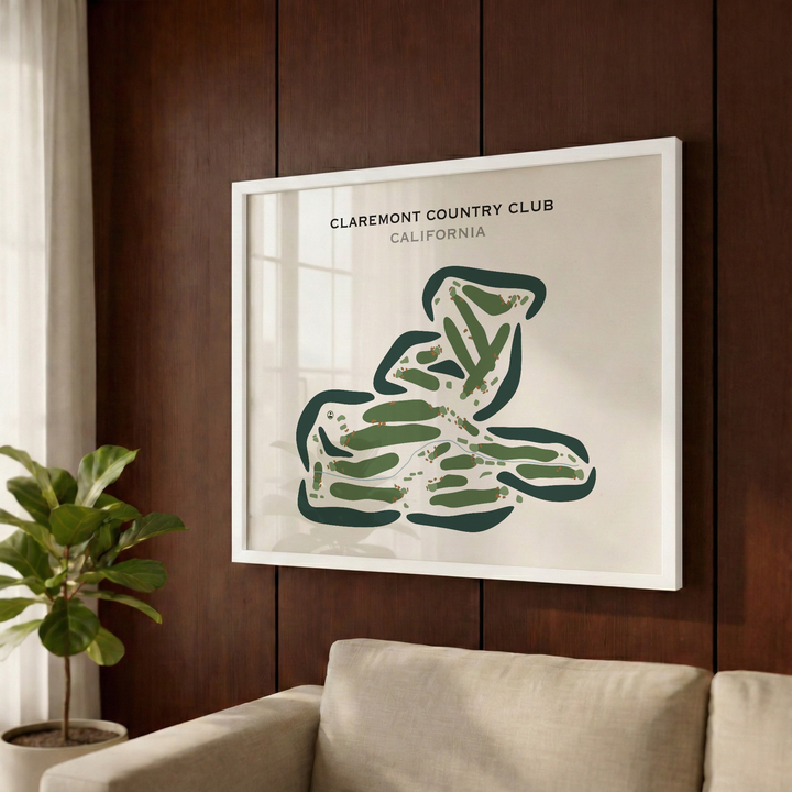 Claremont Country Club, California - Printed Golf Courses