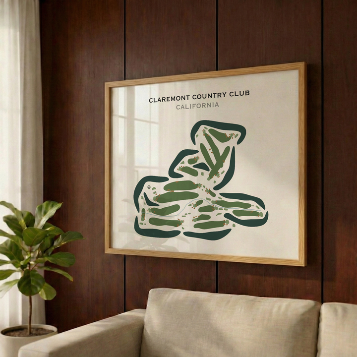 Claremont Country Club, California - Printed Golf Courses