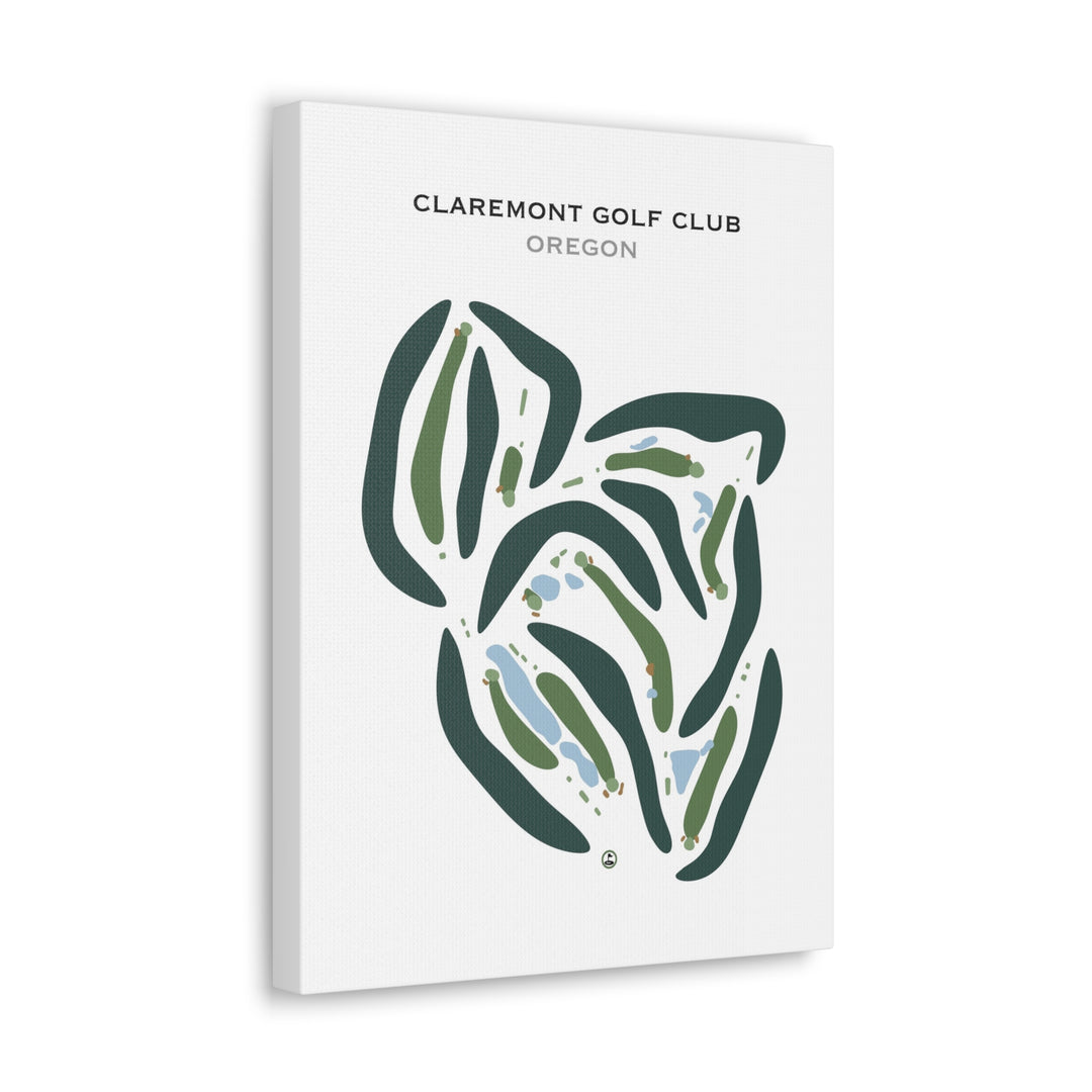 Claremont Golf Club, Oregon - Printed Golf Courses