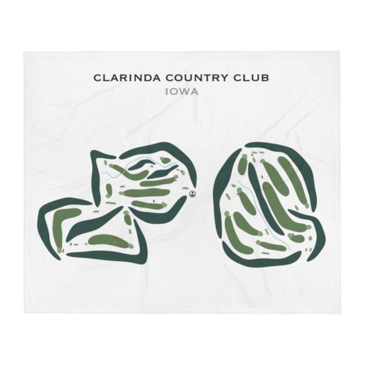 Clarinda Country Club, Iowa - Printed Golf Courses