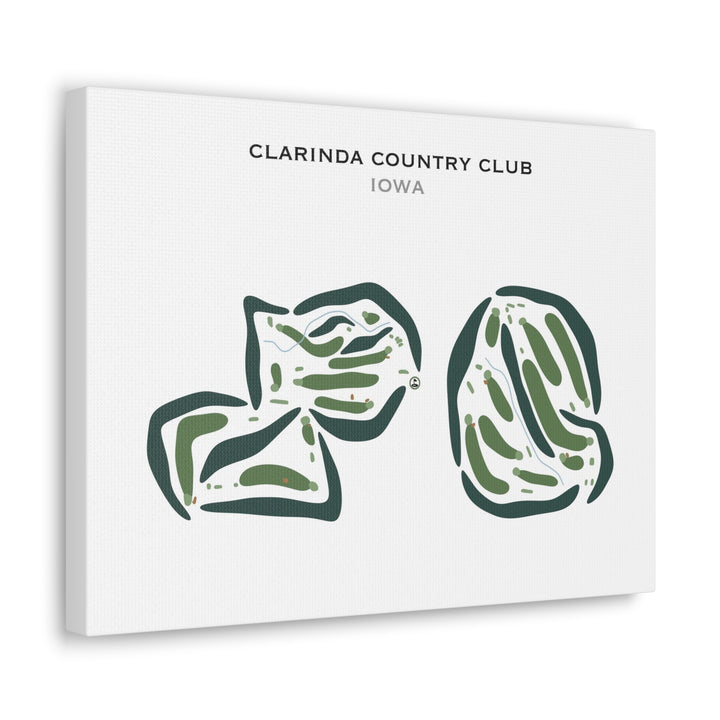 Clarinda Country Club, Iowa - Printed Golf Courses