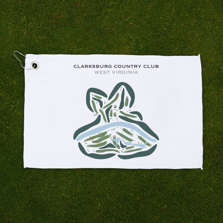 Clarksburg Country Club, West Virginia - Printed Golf Courses