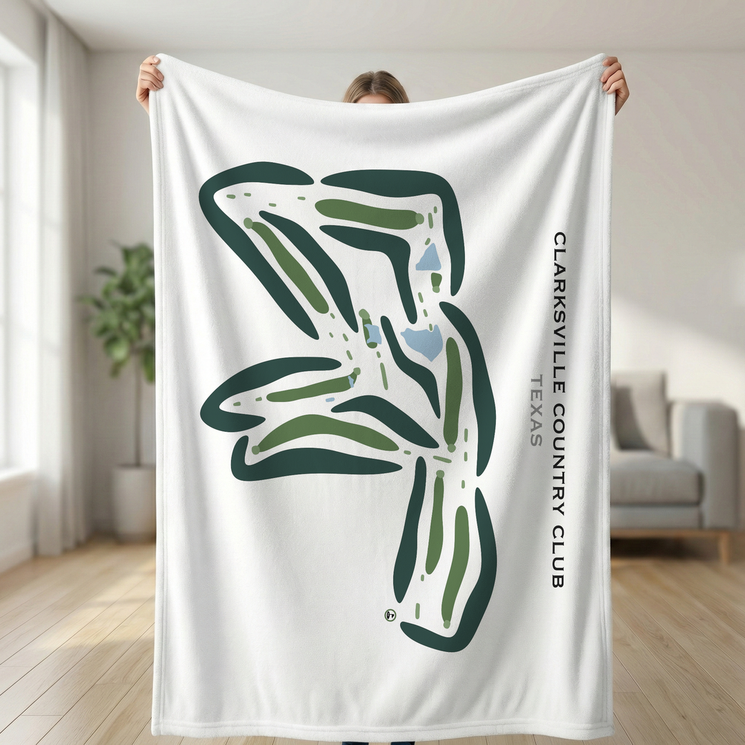 Clarksville Country Club, Texas - Printed Golf Courses