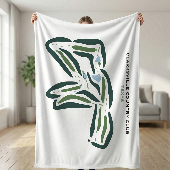 Clarksville Country Club, Texas - Printed Golf Courses