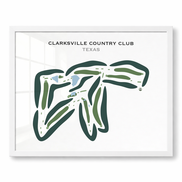 Clarksville Country Club, Texas - Printed Golf Courses
