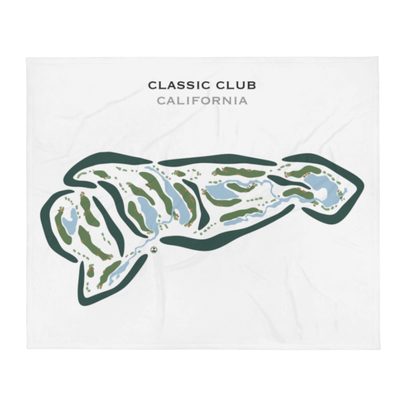 Classic Club, California - Printed Golf Courses