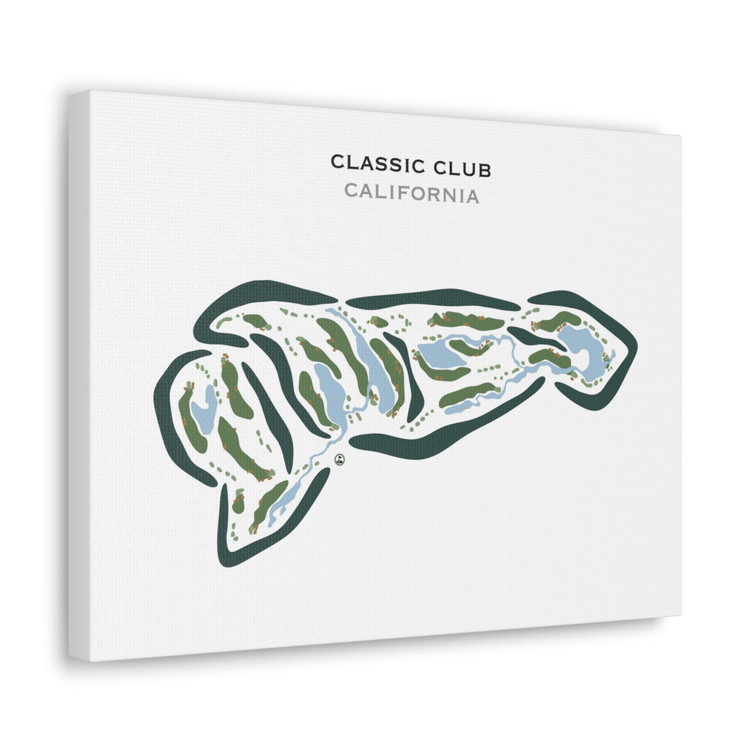 Classic Club, California - Printed Golf Courses