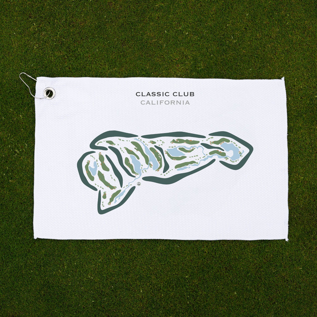 Classic Club, California - Printed Golf Courses