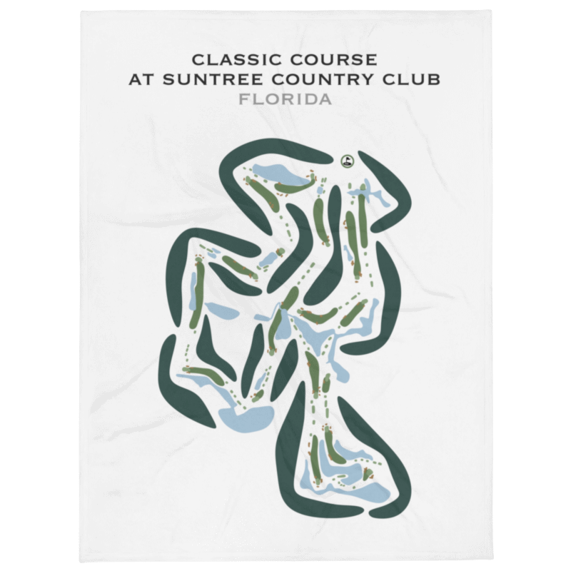 Classic Course at Suntree Country Club, Florida - Printed Golf Courses