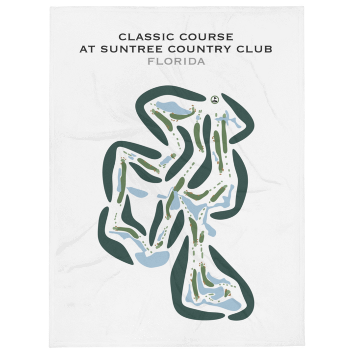 Classic Course at Suntree Country Club, Florida - Printed Golf Courses