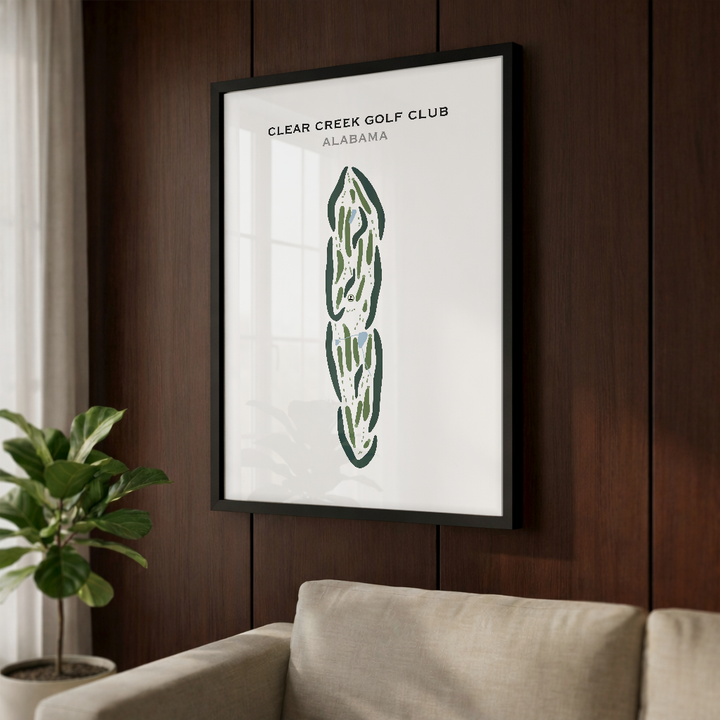 Clear Creek Golf Club, Alabama - Printed Golf Courses