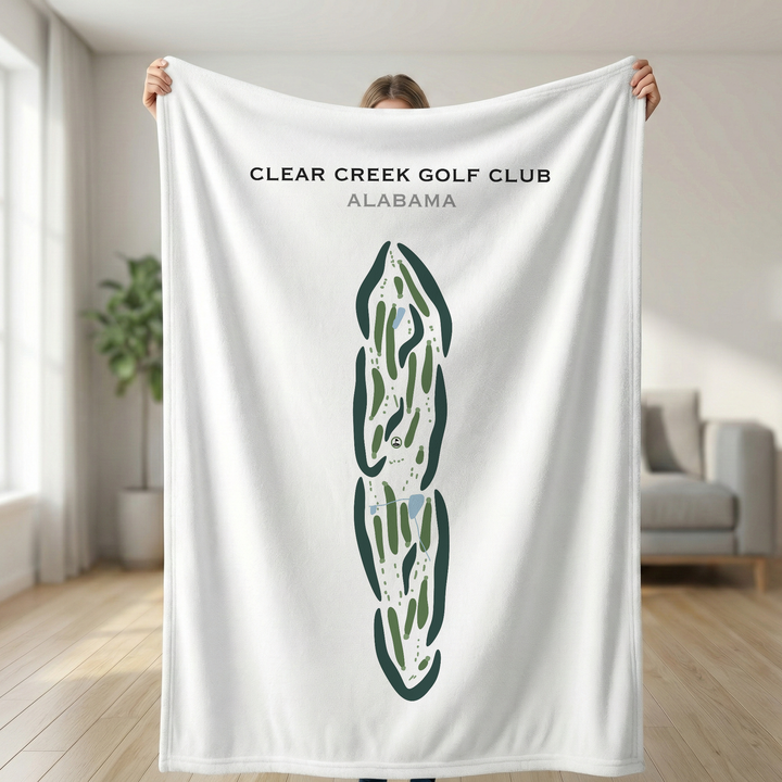 Clear Creek Golf Club, Alabama - Printed Golf Courses
