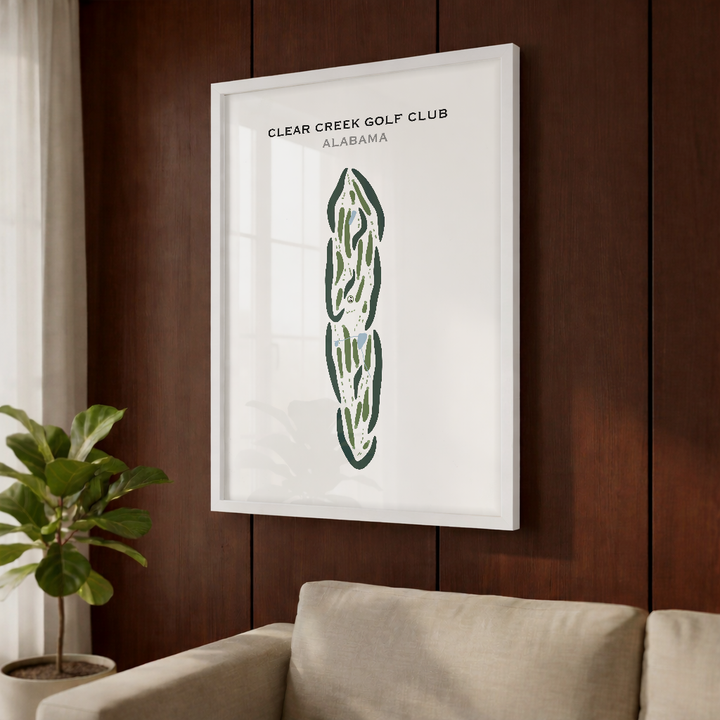 Clear Creek Golf Club, Alabama - Printed Golf Courses