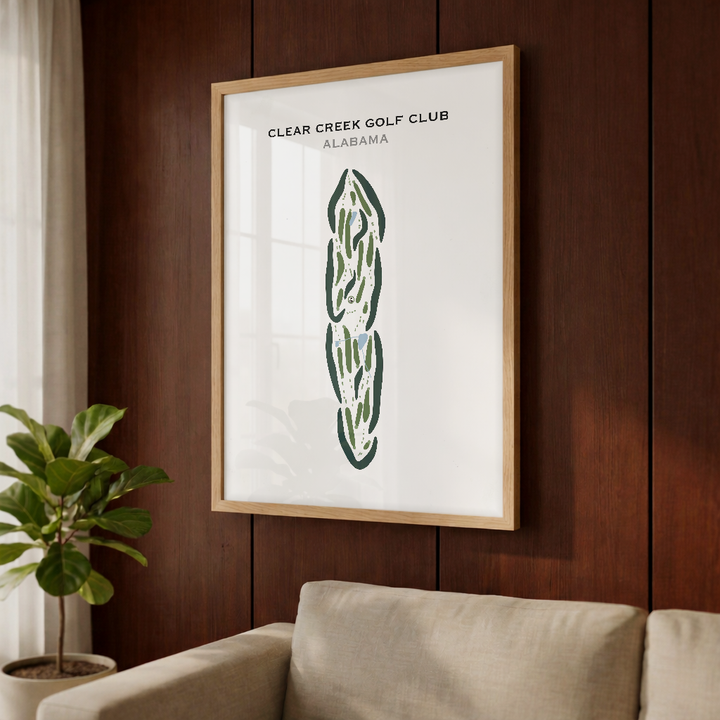 Clear Creek Golf Club, Alabama - Printed Golf Courses