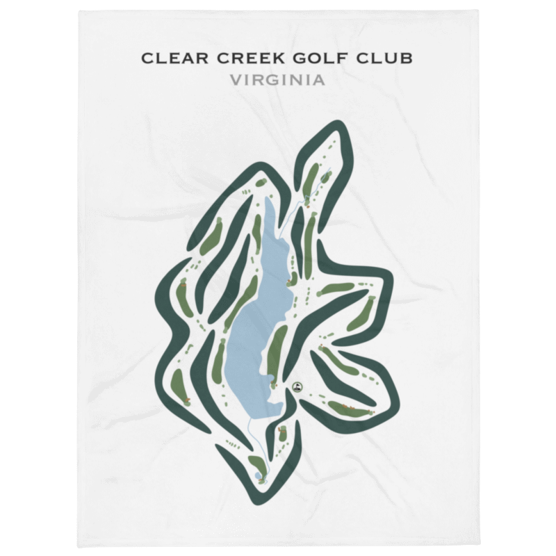 Clear Creek Golf Club, Virginia - Printed Golf Courses