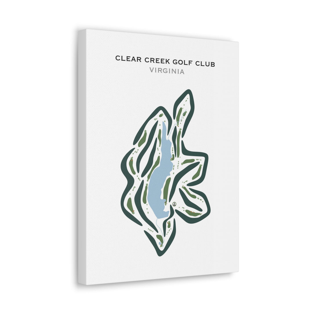 Clear Creek Golf Club, Virginia - Printed Golf Courses