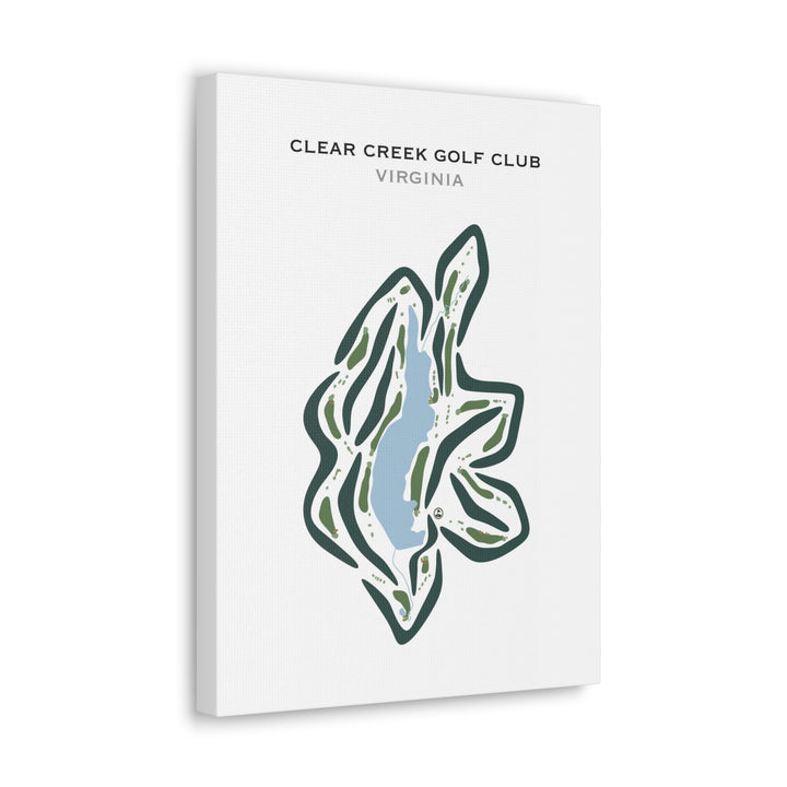 Clear Creek Golf Club, Virginia - Printed Golf Courses