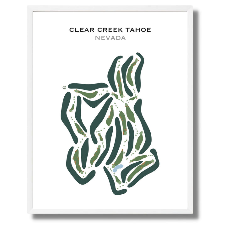 Clear Creek Tahoe, Nevada - Printed Golf Courses