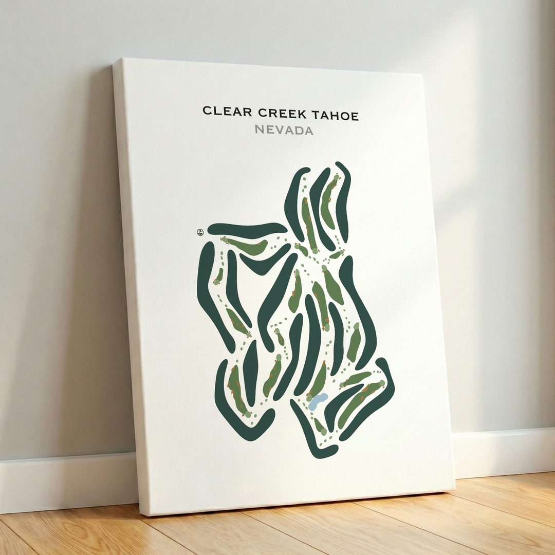 Clear Creek Tahoe, Nevada - Printed Golf Courses
