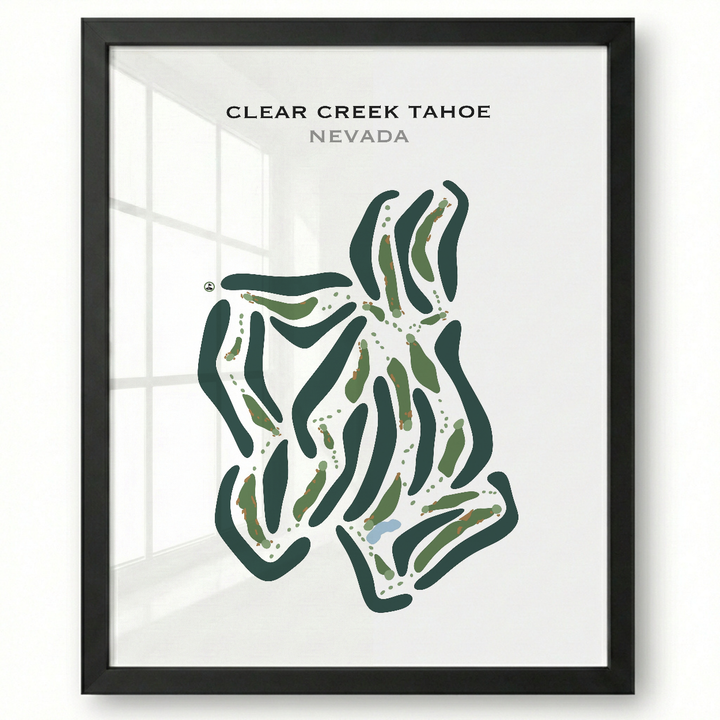 Clear Creek Tahoe, Nevada - Printed Golf Courses