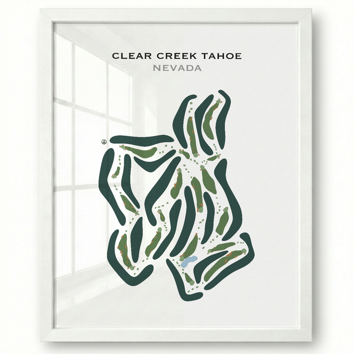 Clear Creek Tahoe, Nevada - Printed Golf Courses