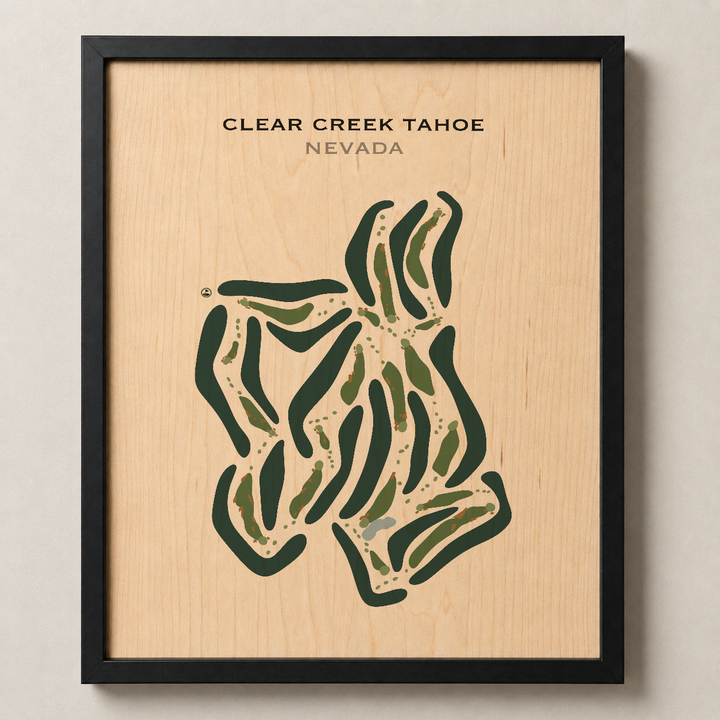 Clear Creek Tahoe, Nevada - Printed Golf Courses