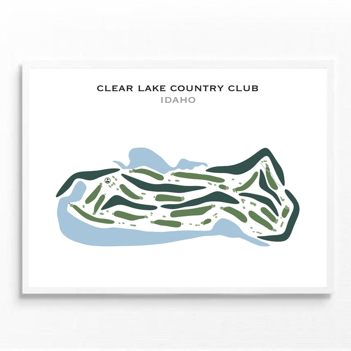 Clear Lake Country Club, Idaho - Printed Golf Courses