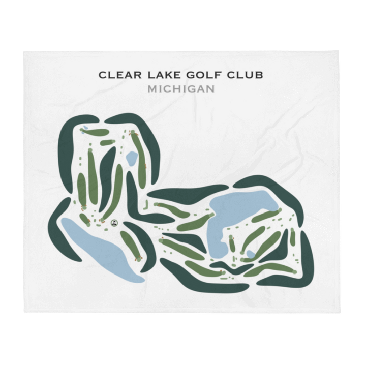 Clear Lake Golf Club, Michigan - Printed Golf Courses