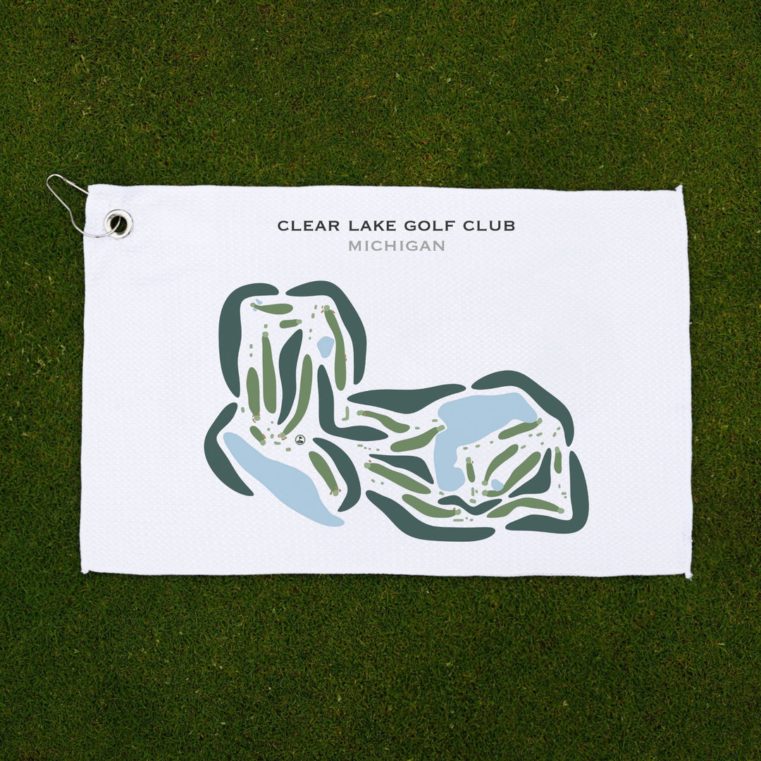 Clear Lake Golf Club, Michigan - Printed Golf Courses