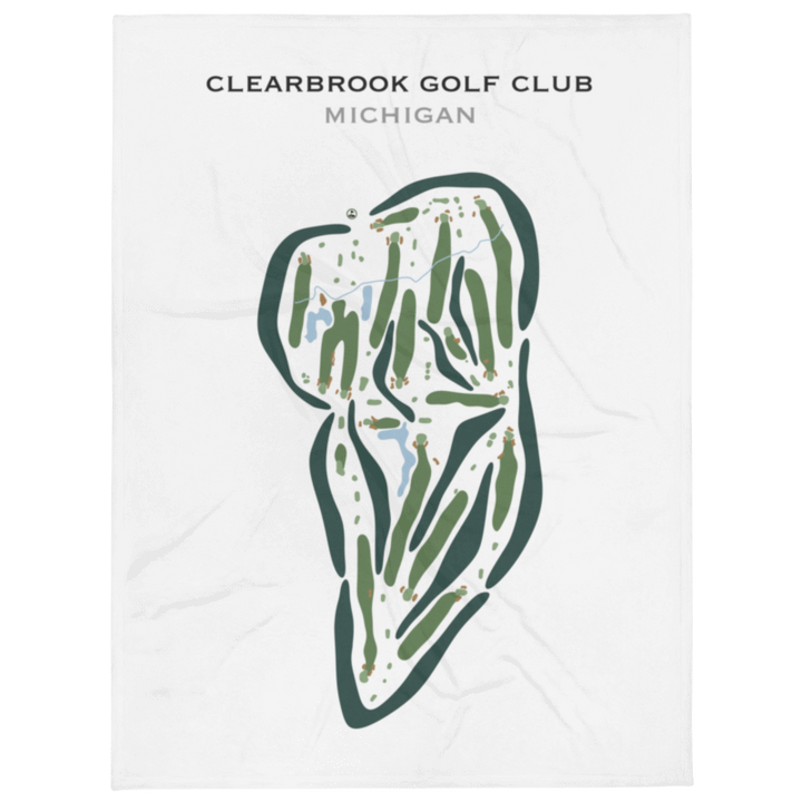 Clearbrook Golf Club, Michigan - Printed Golf Courses