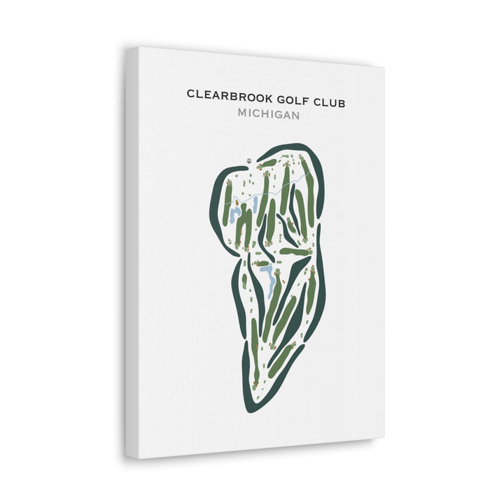 Clearbrook Golf Club, Michigan - Printed Golf Courses