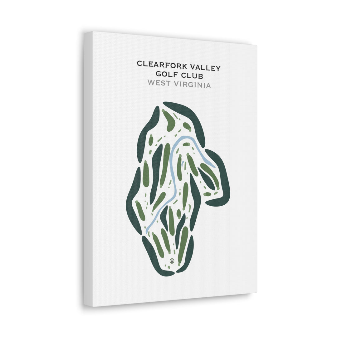 Clearfork Valley Golf Club, West Virginia - Printed Golf Courses