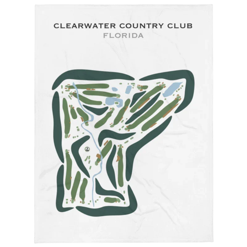 Clearwater Country Club, Florida - Printed Golf Courses