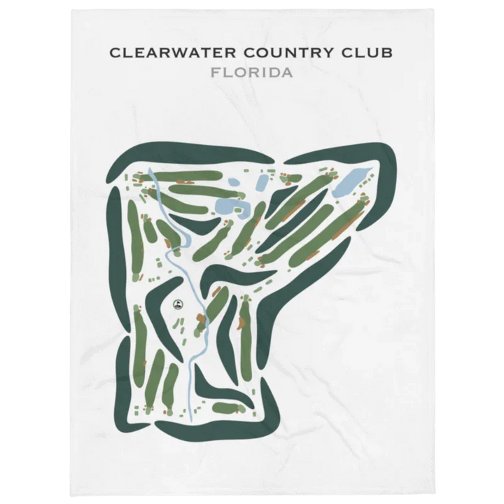 Clearwater Country Club, Florida - Printed Golf Courses