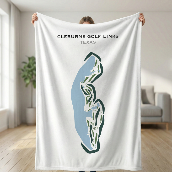 Cleburne Golf Links, Texas - Printed Golf Courses
