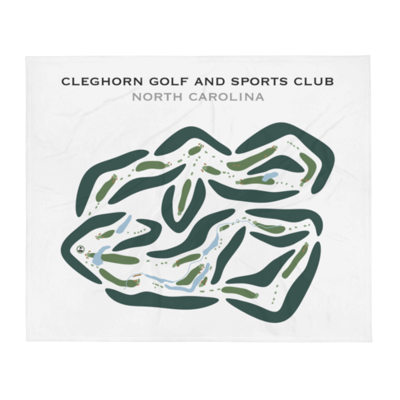 Cleghorn Golf & Sports Club, North Carolina - Printed Golf Courses