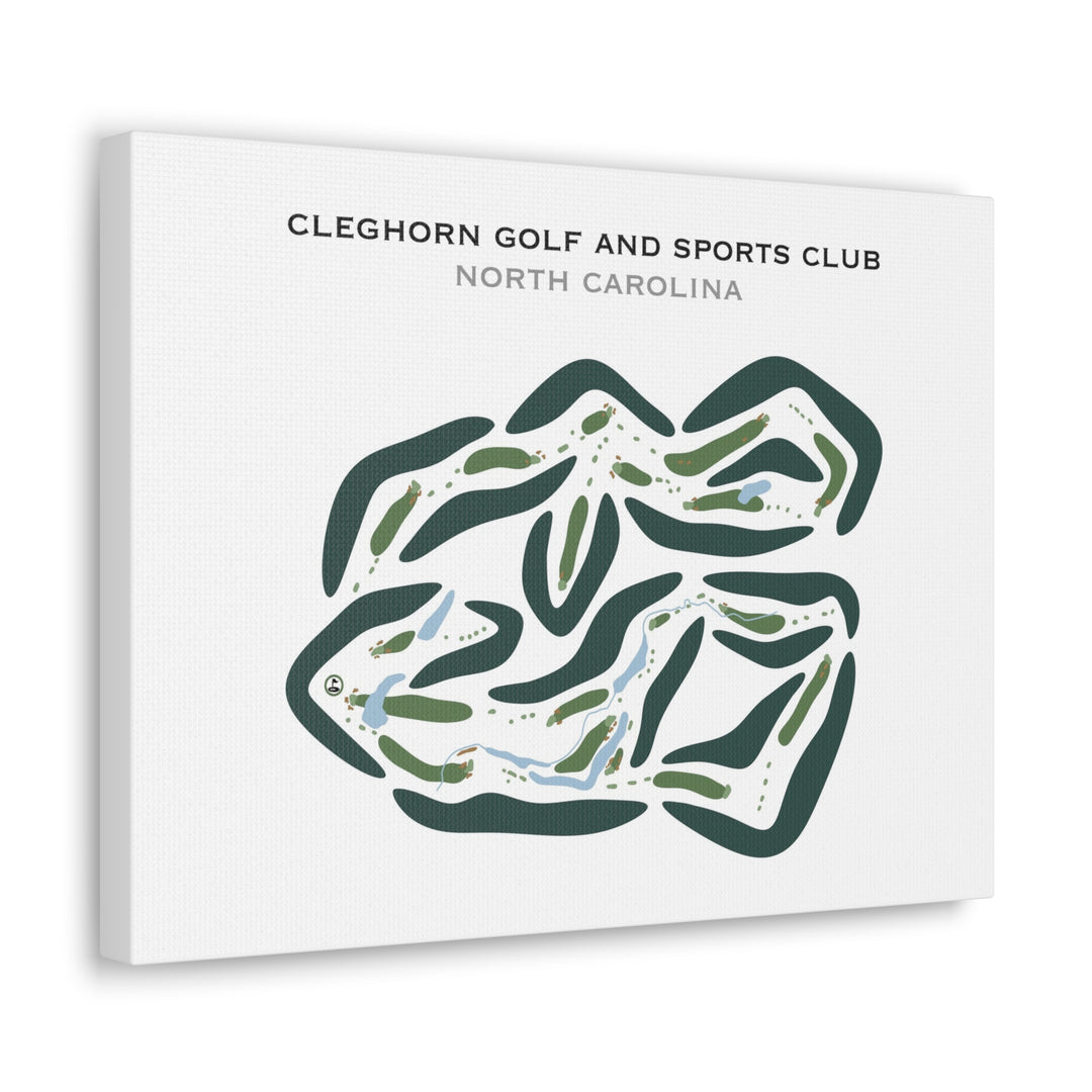 Cleghorn Golf & Sports Club, North Carolina - Printed Golf Courses