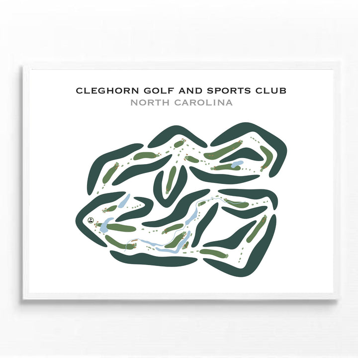 Cleghorn Golf & Sports Club, North Carolina - Printed Golf Courses