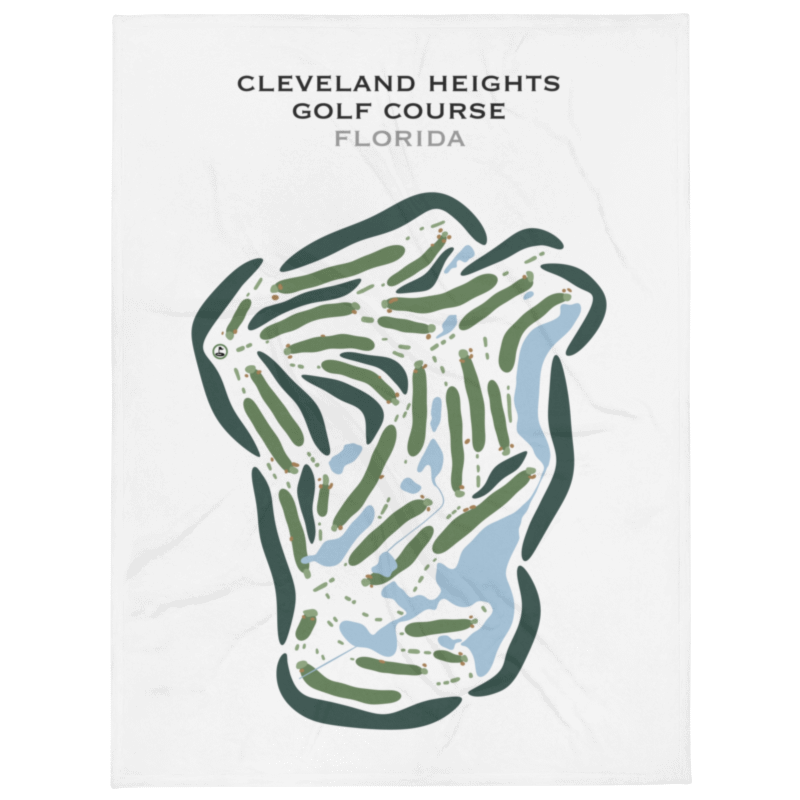 Cleveland Heights Golf Club, Florida - Printed Golf Courses