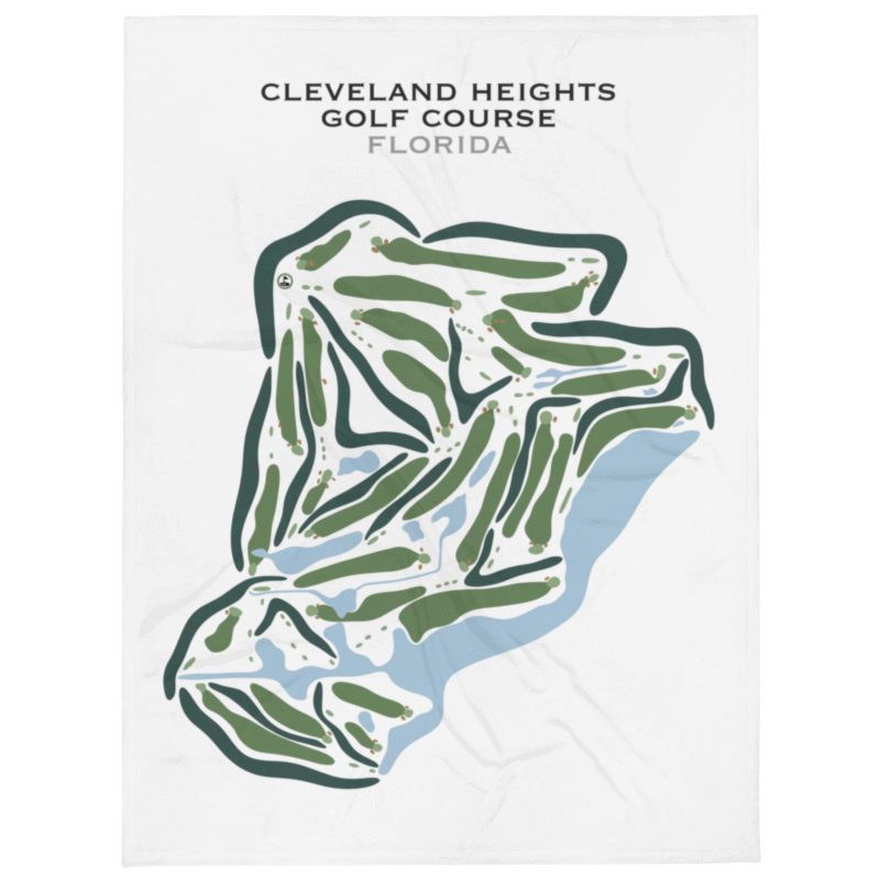 Cleveland Heights Golf Course, Florida - Printed Golf Courses