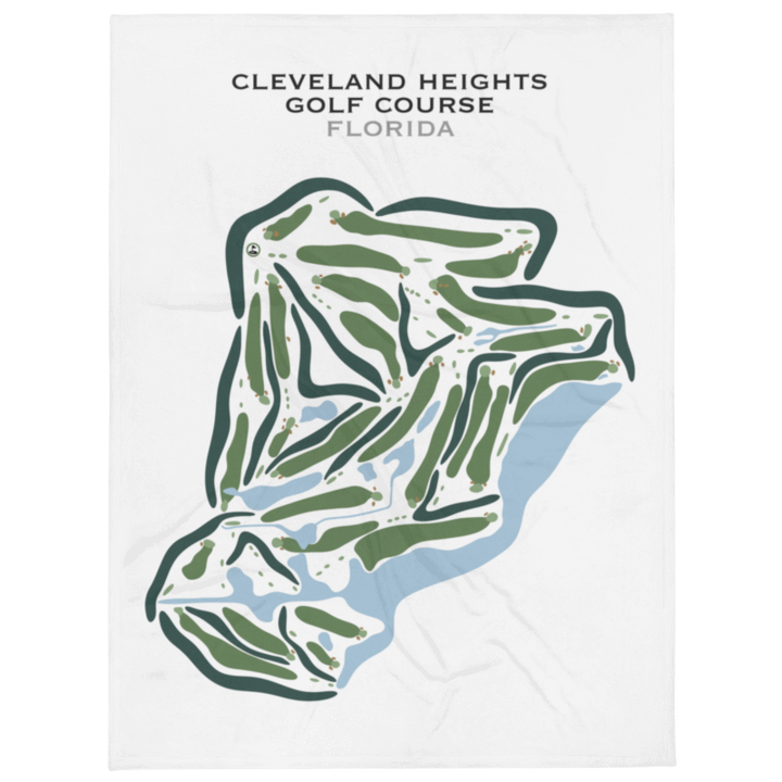 Cleveland Heights Golf Course, Florida - Printed Golf Courses