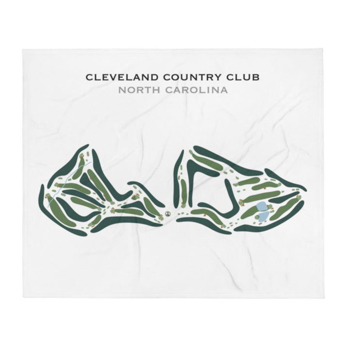 Cleveland Country Club, North Carolina - Printed Golf Course