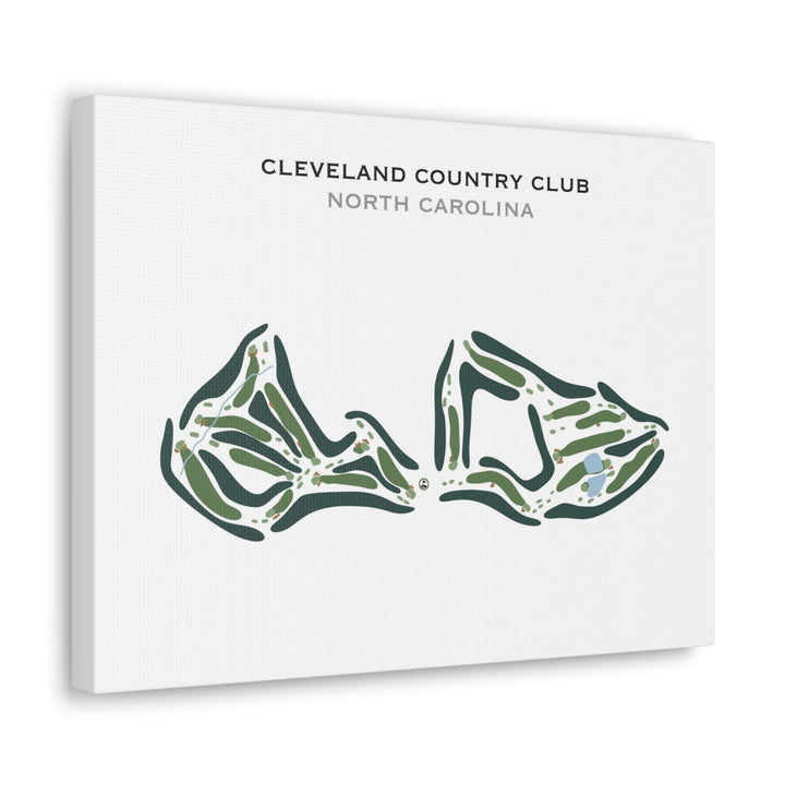 Cleveland Country Club, North Carolina - Printed Golf Course