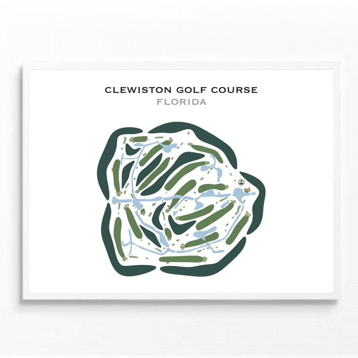 Clewiston Golf Course, Florida - Printed Golf Courses