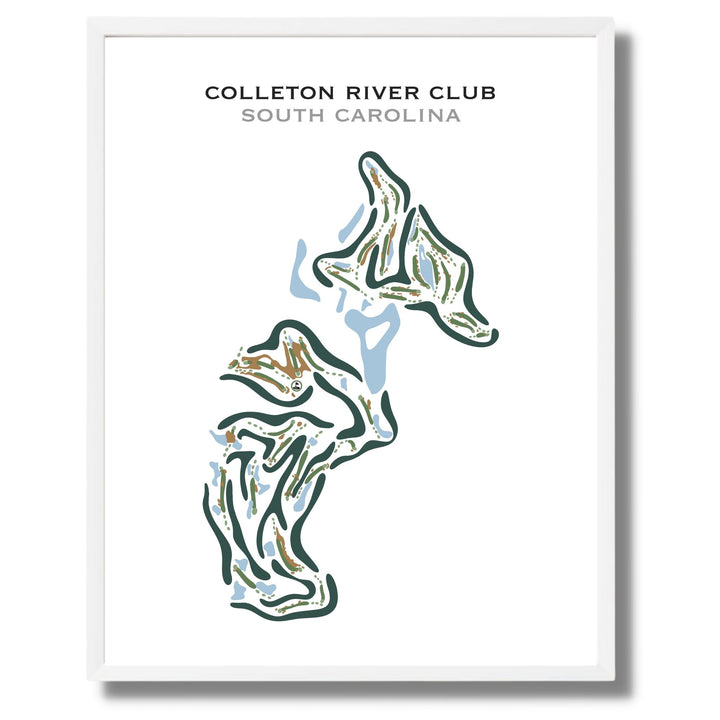 Colleton River Club, South Carolina - Printed Golf Course