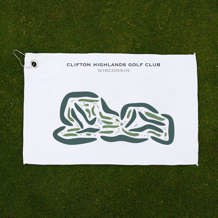 Clifton Highlands Golf Club, Wisconsin - Printed Golf Courses