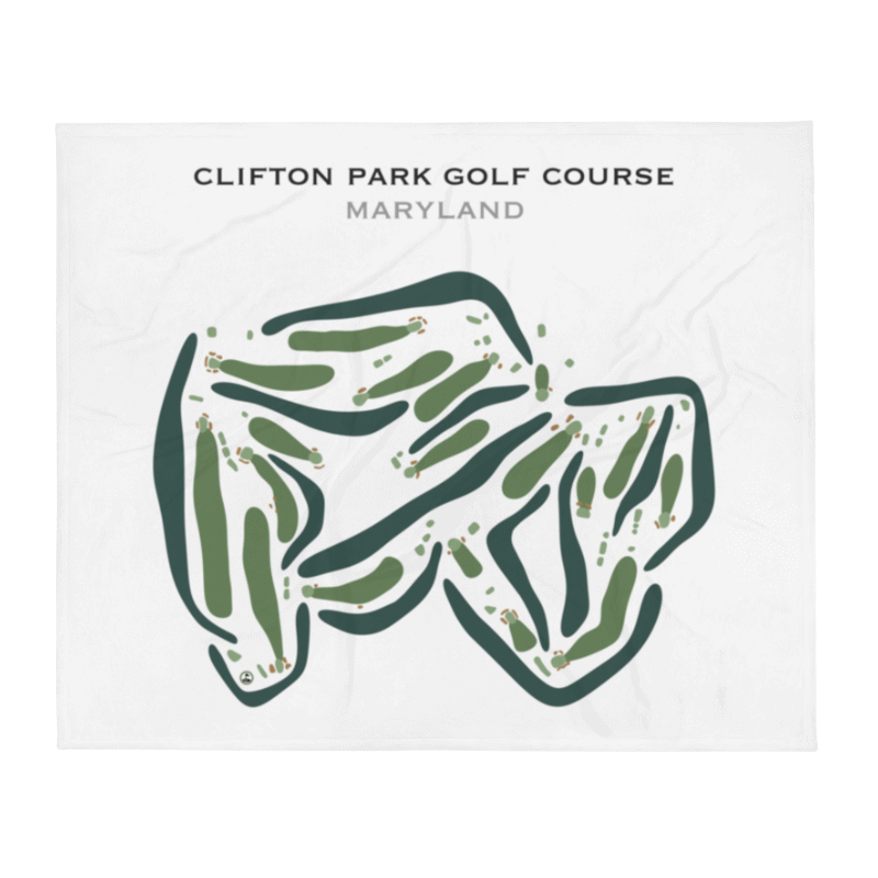 Clifton Park Golf Course, Maryland - Printed Golf Courses