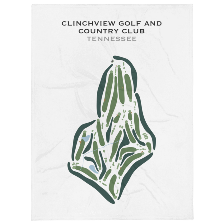 Clinchview Golf & Country Club, Tennessee - Printed Golf Courses